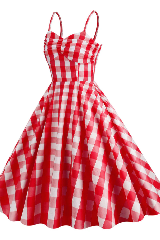 Barbie Movie Margot Pink Plaid Check Dress - Image 5