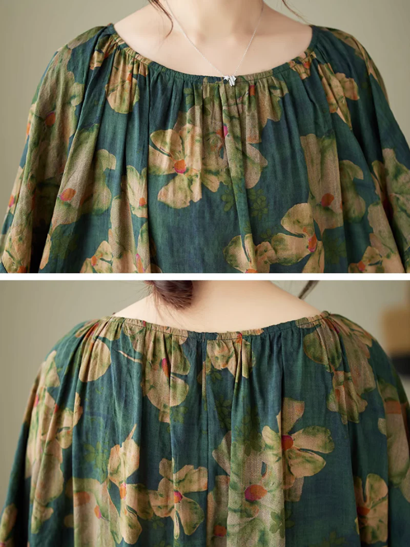 Be With You Ever Printed A-Line Dress - Image 3