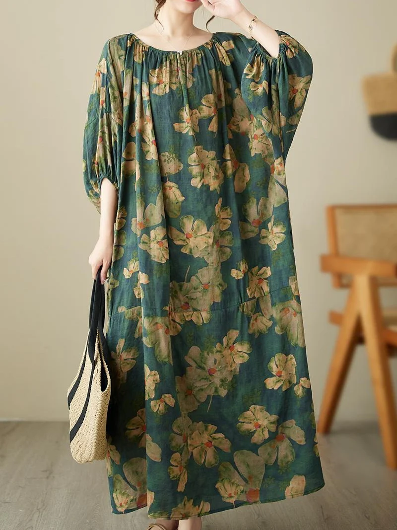 Be With You Ever Printed A-Line Dress - Image 6