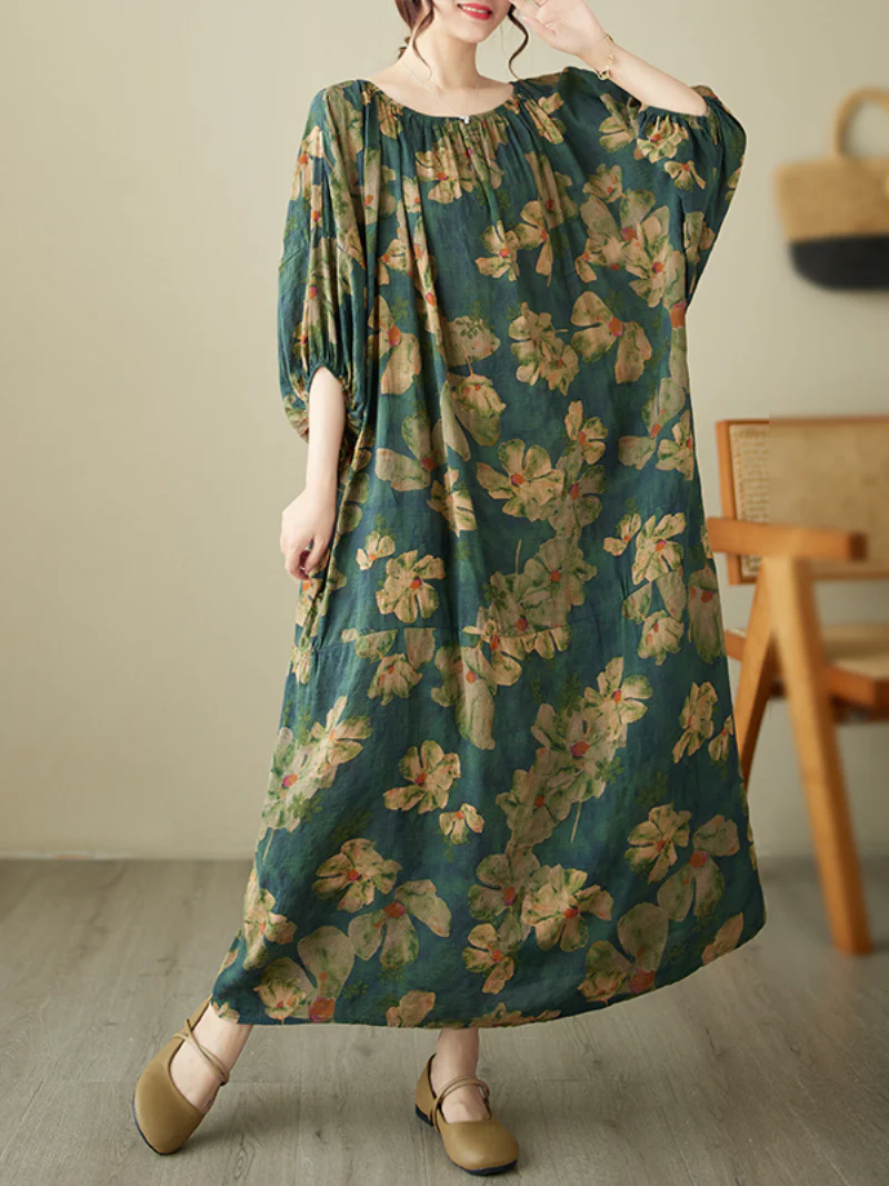 Be With You Ever Printed A-Line Dress - Image 7