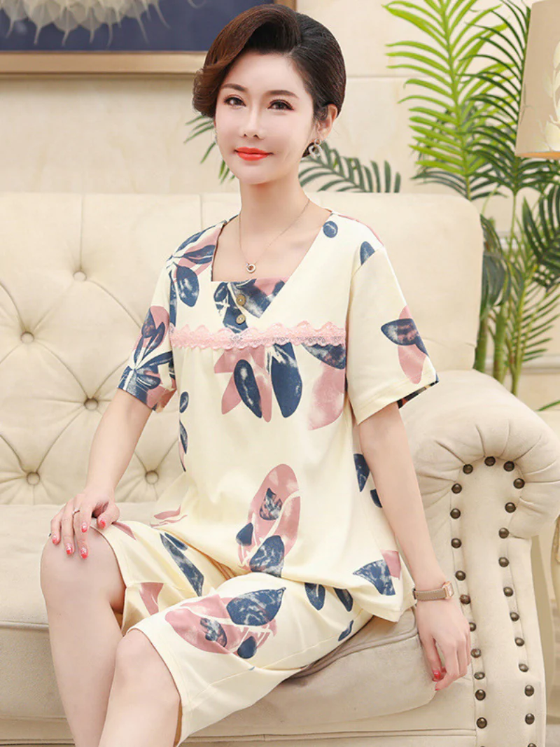 Beach party Summer Sleepwear Short Pajamas Suit - Image 10