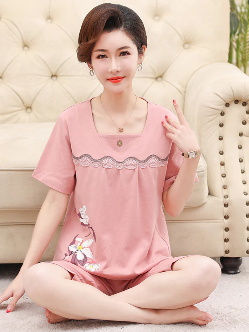 Beach party Summer Sleepwear Short Pajamas Suit - Image 16