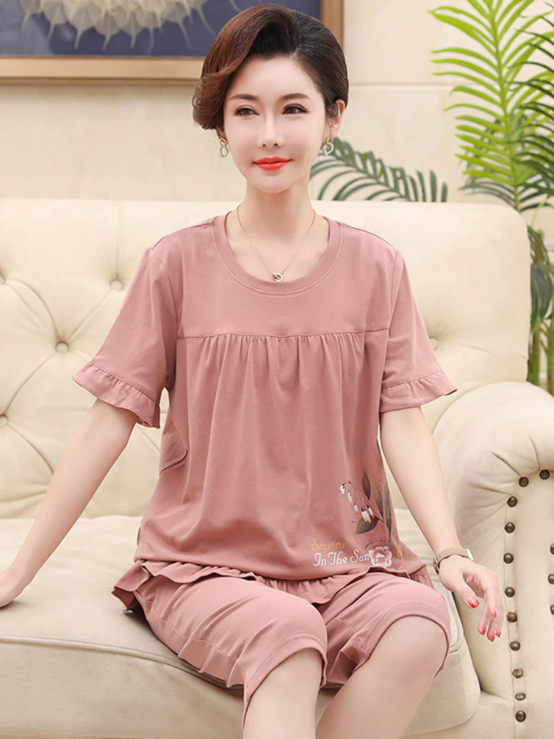 Beach party Summer Sleepwear Short Pajamas Suit - Image 20