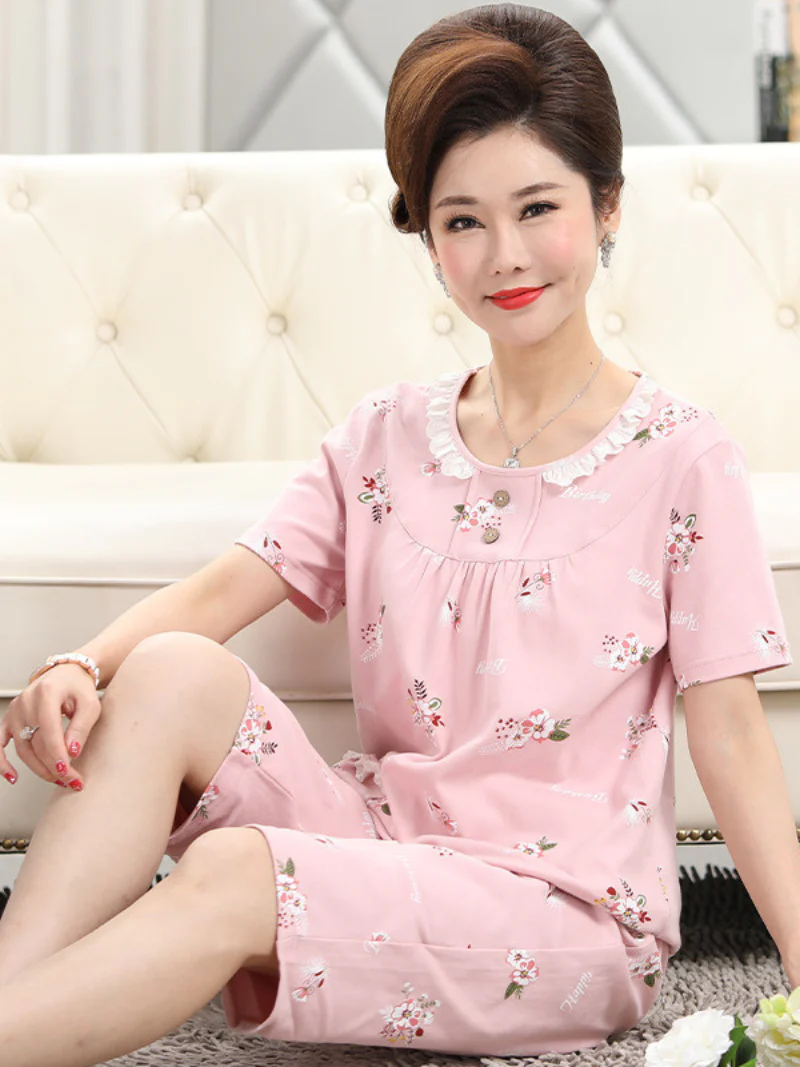 Beach party Summer Sleepwear Short Pajamas Suit - Image 8