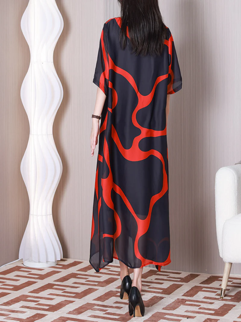 Beautiful life Round Neck A-line Dress - Image 2
