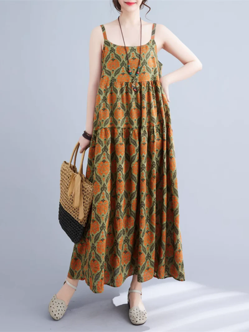 Beauty of Nature Floral A-line Dress - Image 2