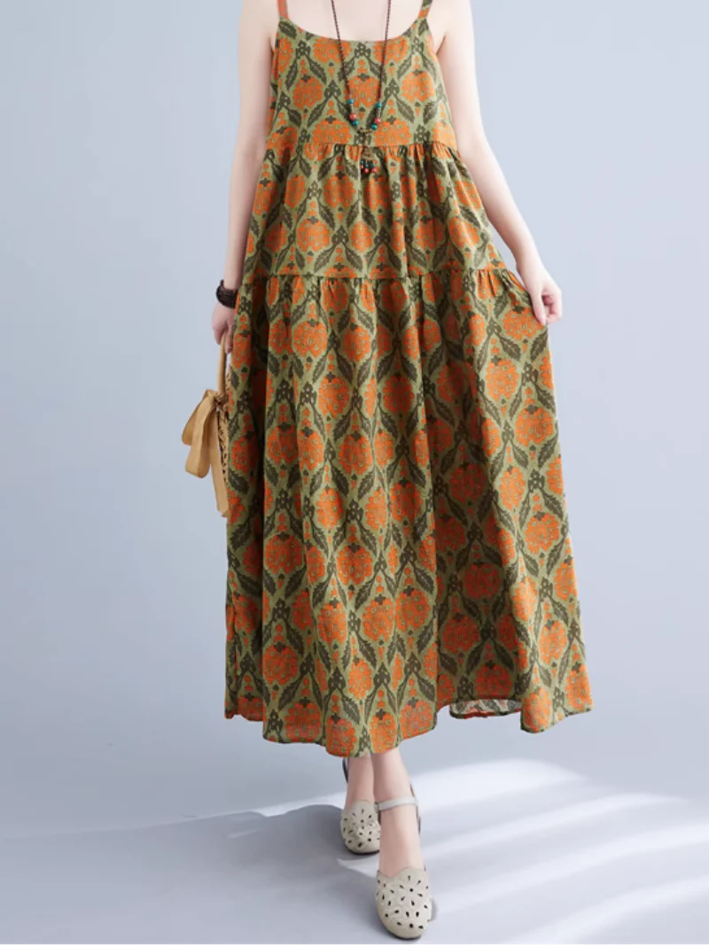 Beauty of Nature Floral A-line Dress - Image 5
