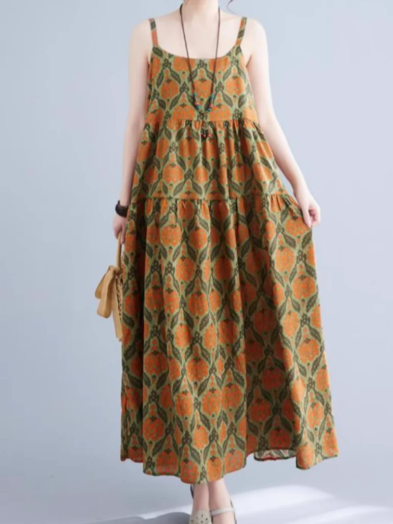 Beauty of Nature Floral A-line Dress - Image 6
