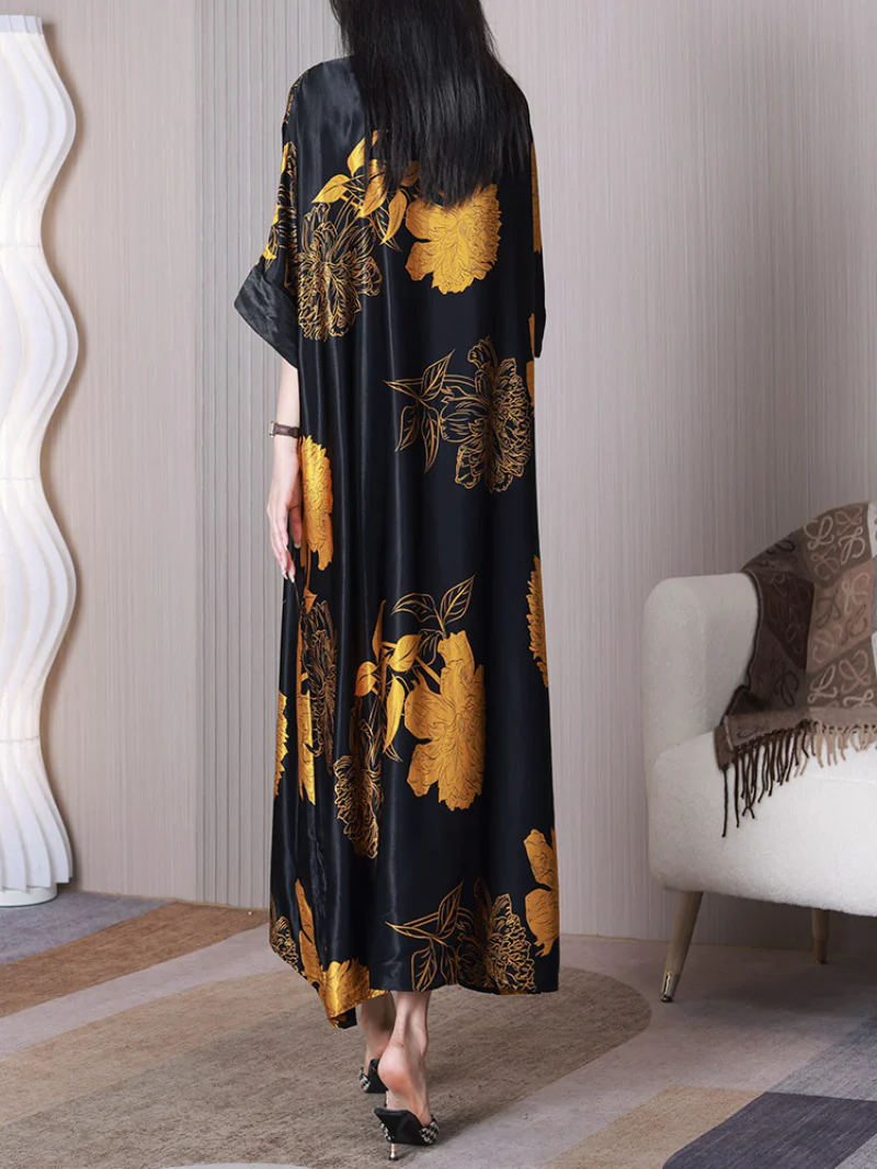 Beauty Queen Stand Collar A-line Dress - Image 4