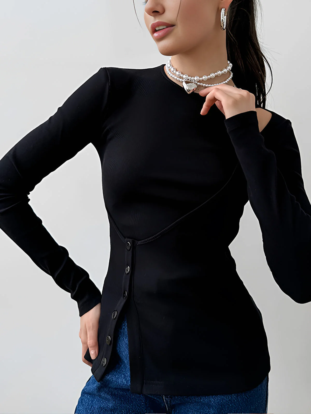 Belinda Panel Blouse - Image 5