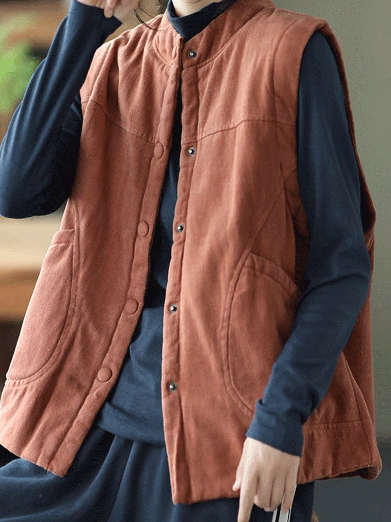 Big Sky Warm Vest Women Waistcoat Jacket Coat - Image 6