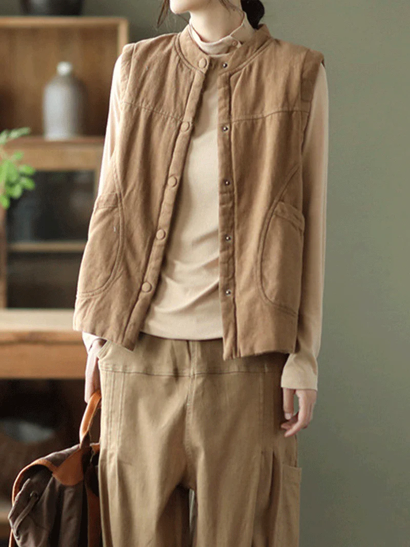 Big Sky Warm Vest Women Waistcoat Jacket Coat - Image 8