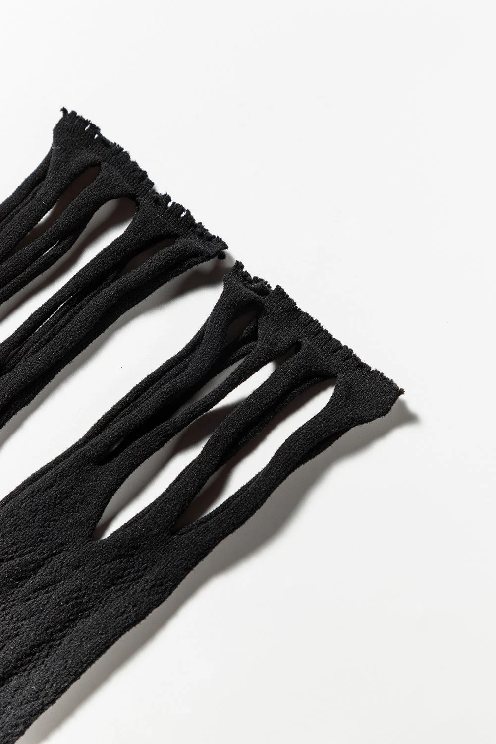 Black Lace Crochet Sleeveless Body Stockings - Image 9