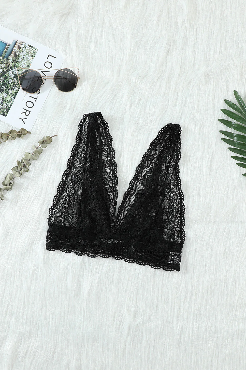 Black Perspective Lace Bra - Image 17