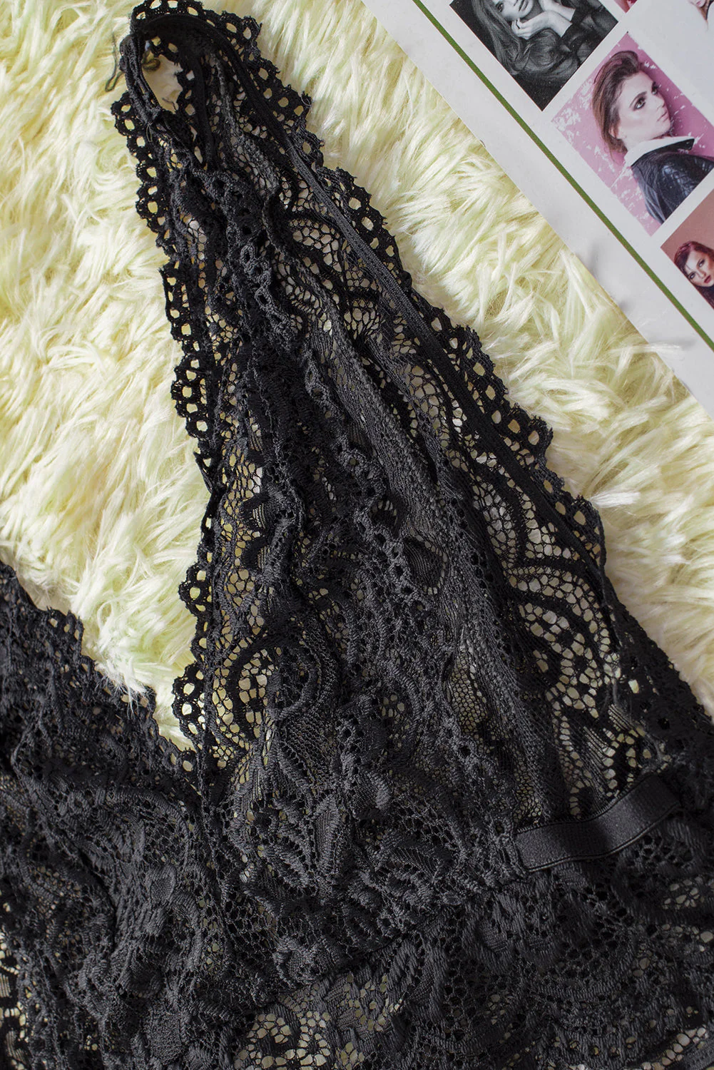 Black Perspective Lace Bra - Image 25