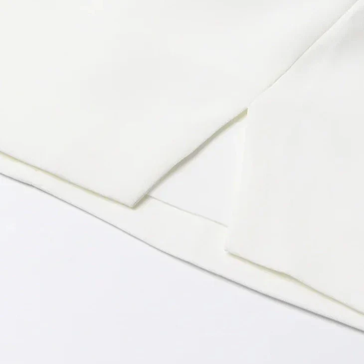 WHITE Blazer Dress with FLowER DETAIL - Image 11
