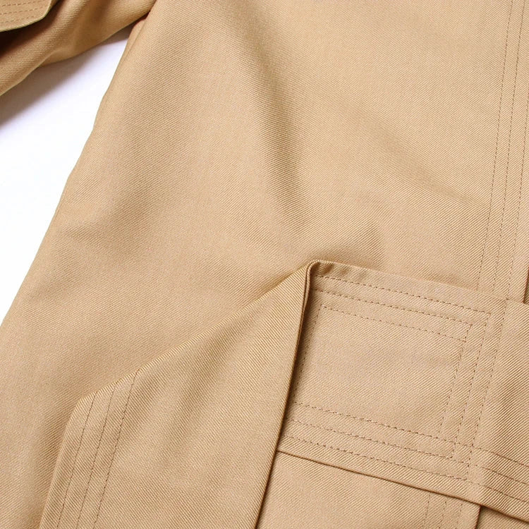 Blazer with BELT and Back CUT - Mustard - Image 6