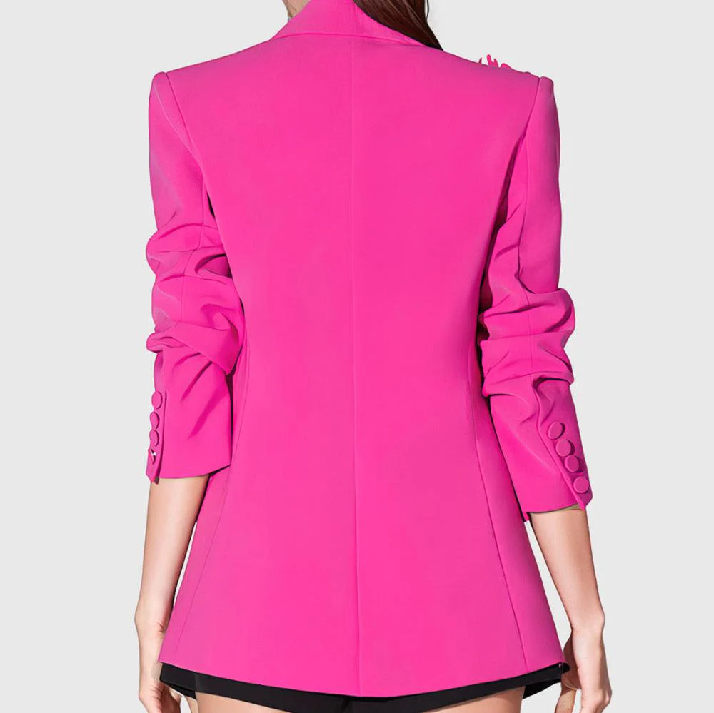 FUCHSIA Blazer with Flowers - Image 2