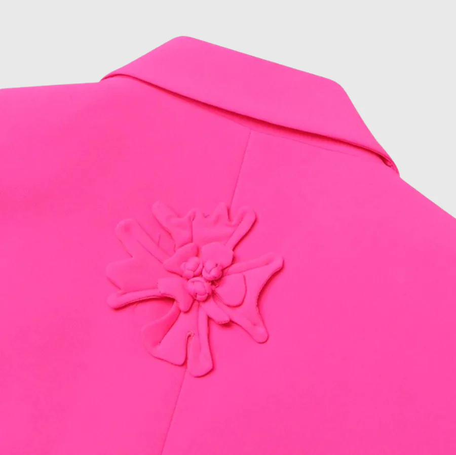 FUCHSIA Blazer with Flowers - Image 4