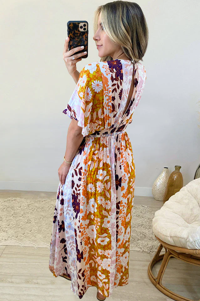 Bohemian Floral Dress - Image 10