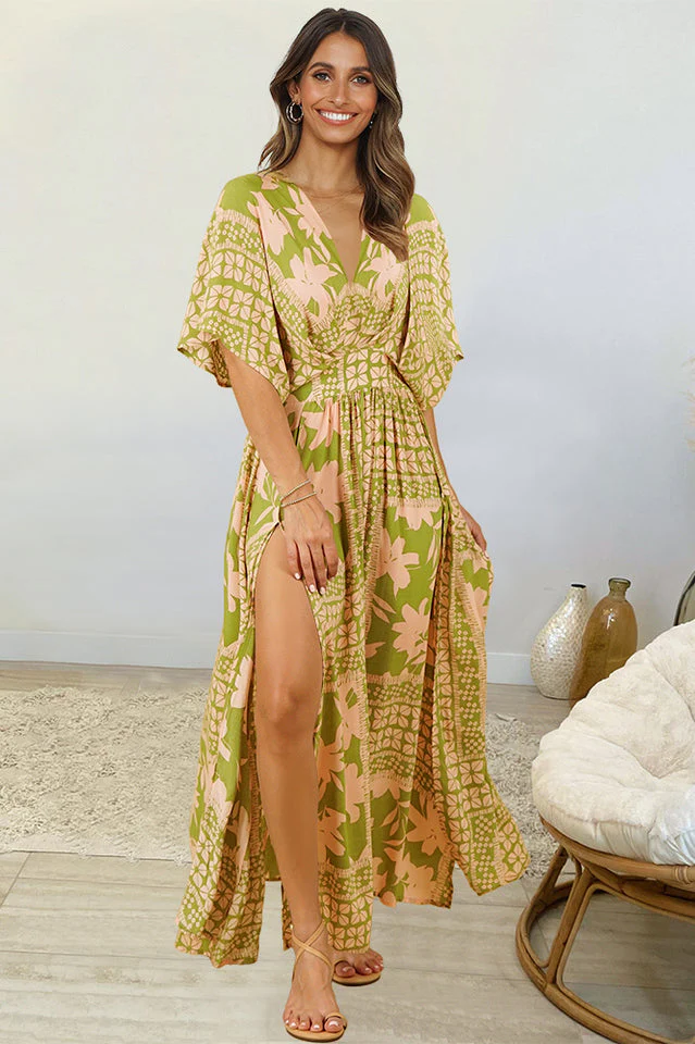 Bohemian Floral Dress - Image 6