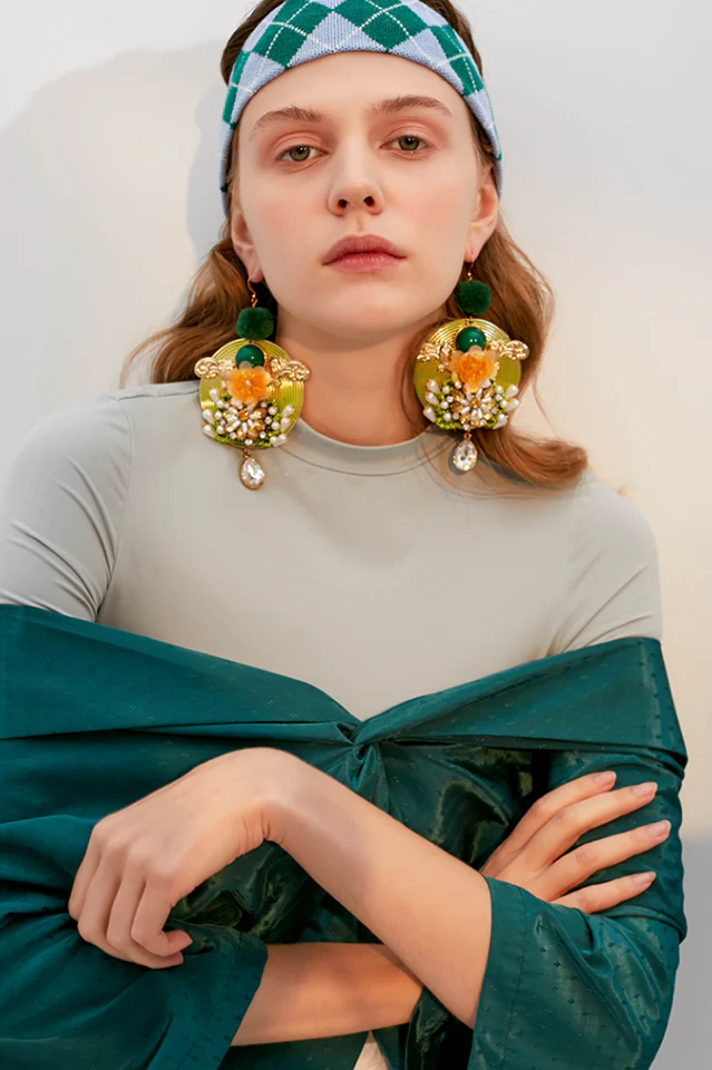 Bohemian Flower Earrings - Image 2