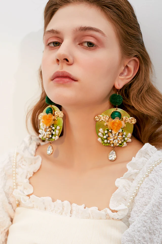 Bohemian Flower Earrings - Image 4