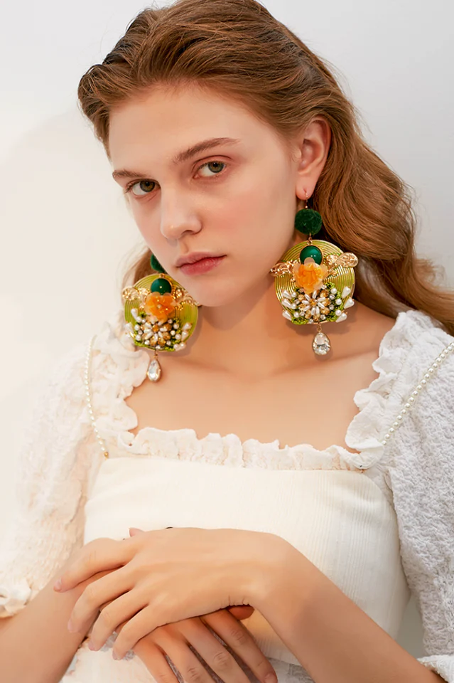 Bohemian Flower Earrings - Image 5