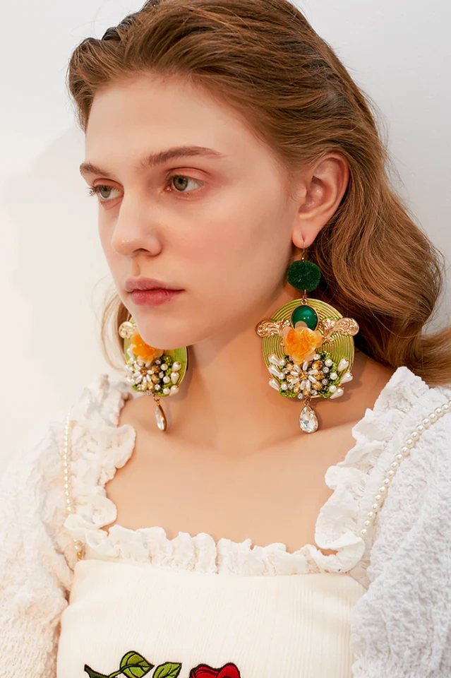 Bohemian Flower Earrings - Image 7