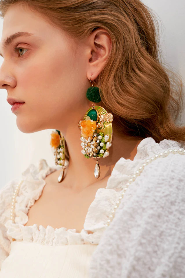 Bohemian Flower Earrings - Image 8