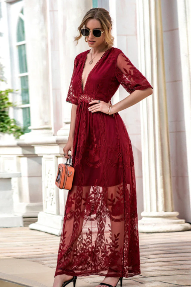Boho Beach Cover Up Dress - Image 7