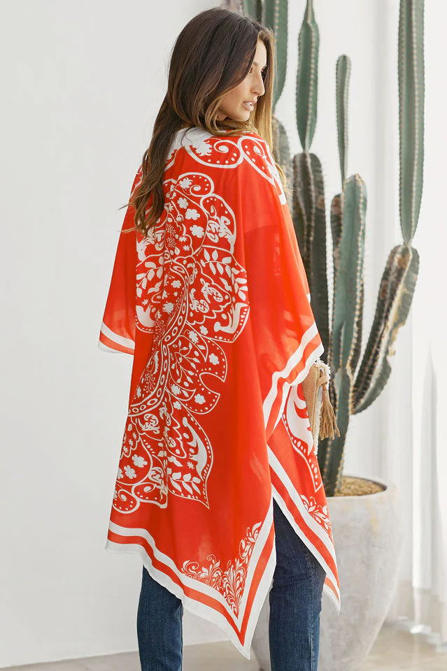 Boho Floral Kimono - Image 15