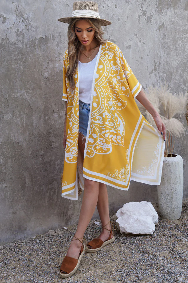 Boho Floral Kimono - Image 25