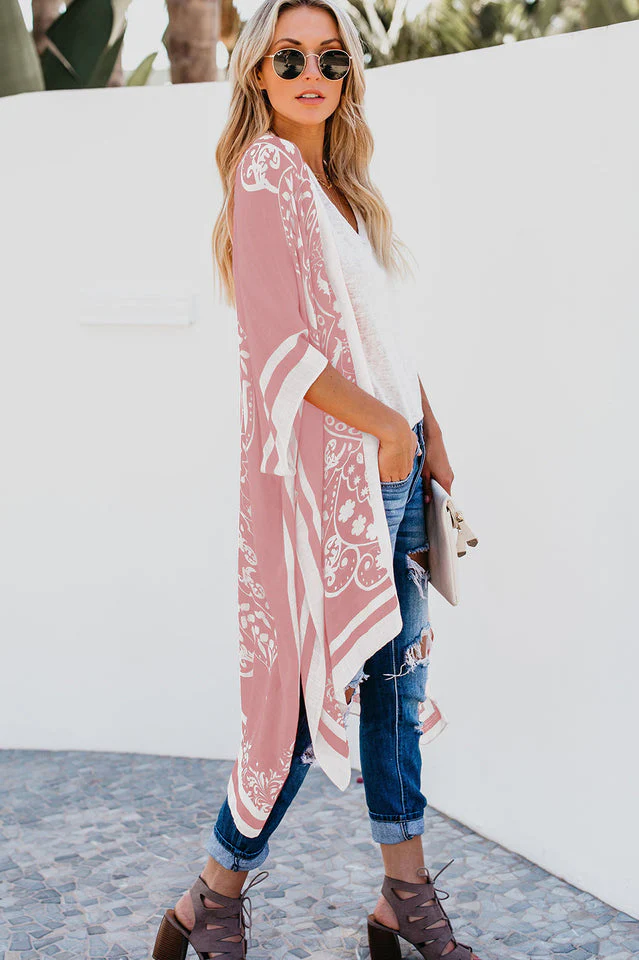 Boho Floral Kimono - Image 29