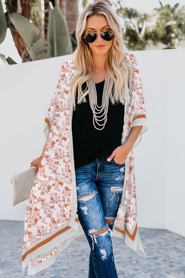 Boho Floral Kimono - Image 31