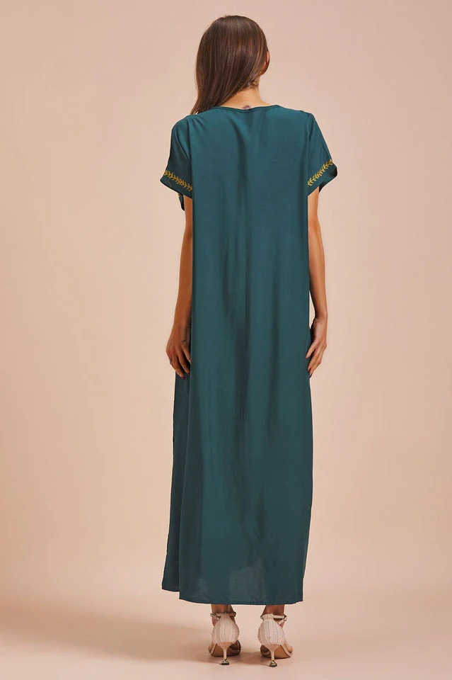 Boho Print Slit Dress - Image 18