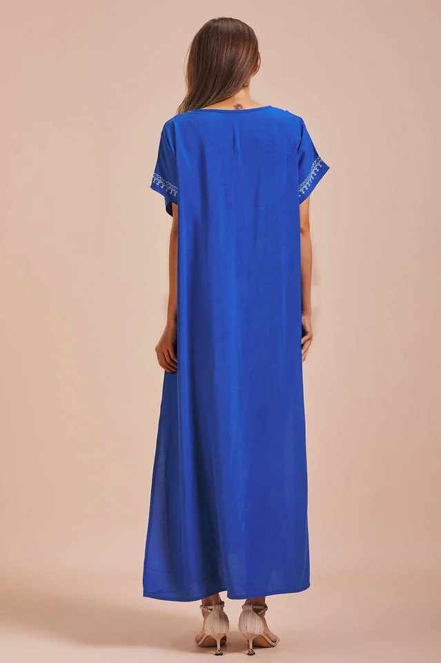 Boho Print Slit Dress - Image 20