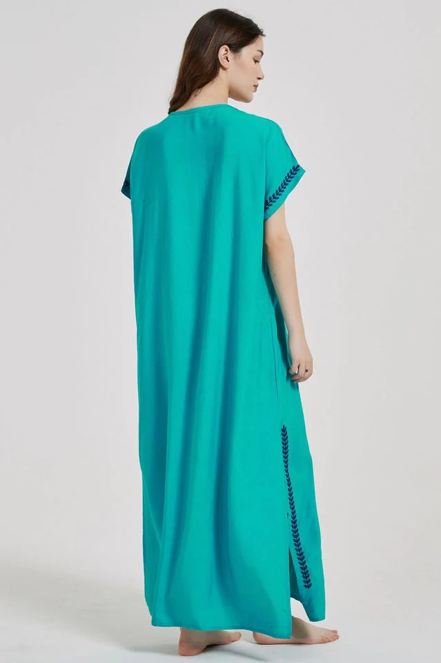 Boho Print Slit Dress - Image 3