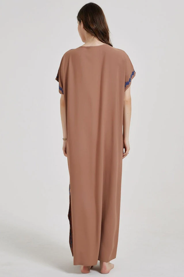 Boho Print Slit Dress - Image 5
