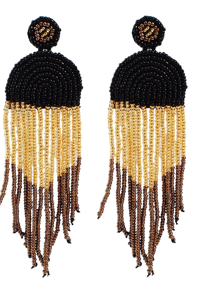 Boho Waterfall Drop Earrings - Image 5