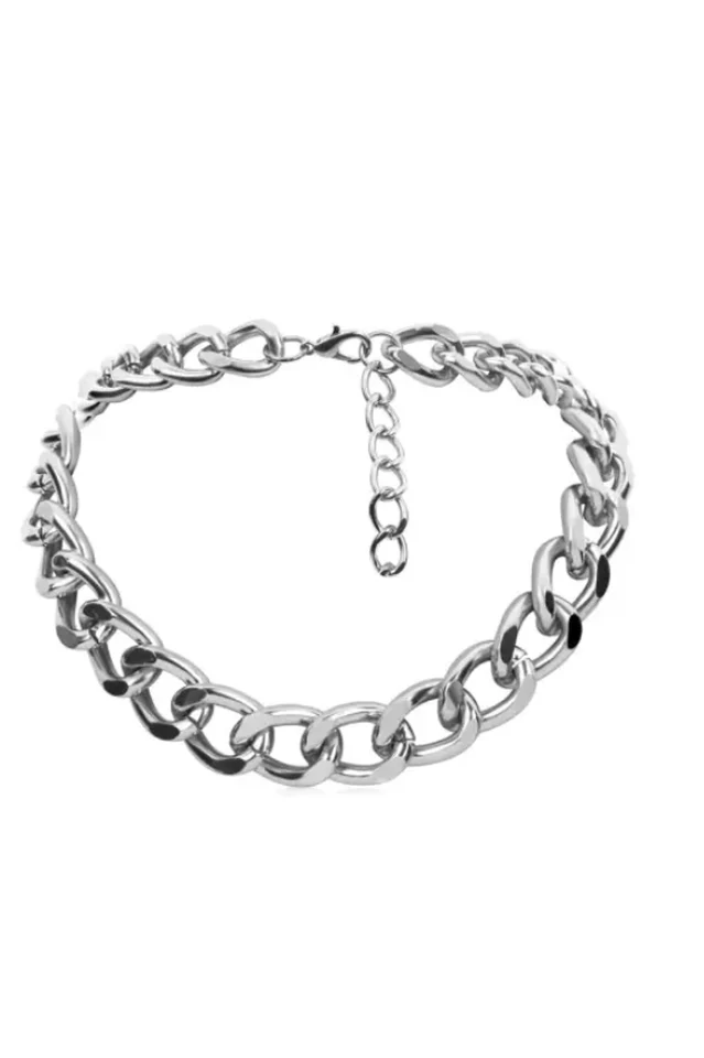 Brief Link Chain Collarbone Necklace - Image 4