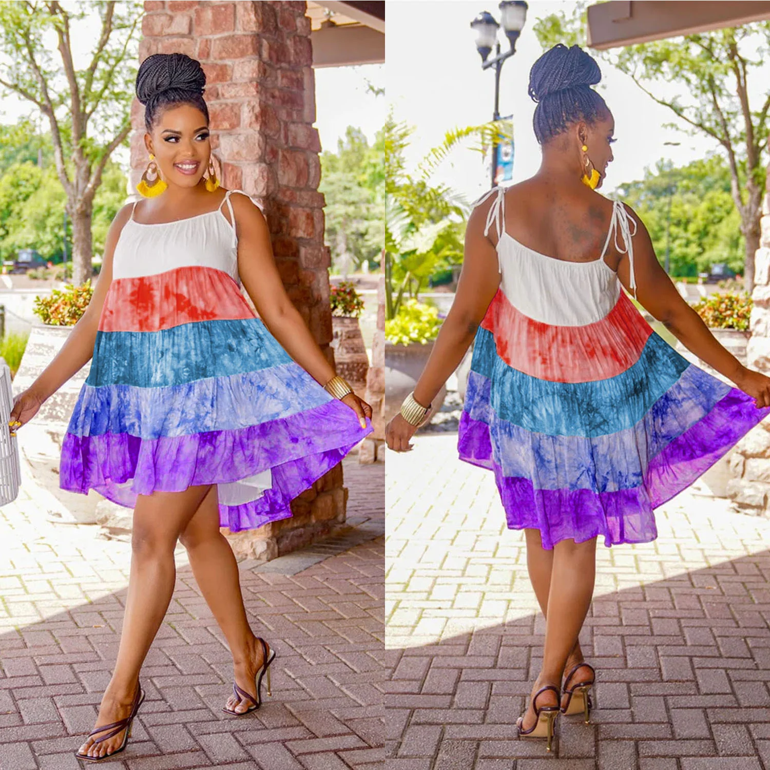 Buddy Love Disco Tiered Sequin Dress - Image 2