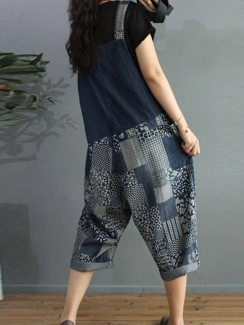 Build Dreams Cropped Overall Dungarees - Image 2