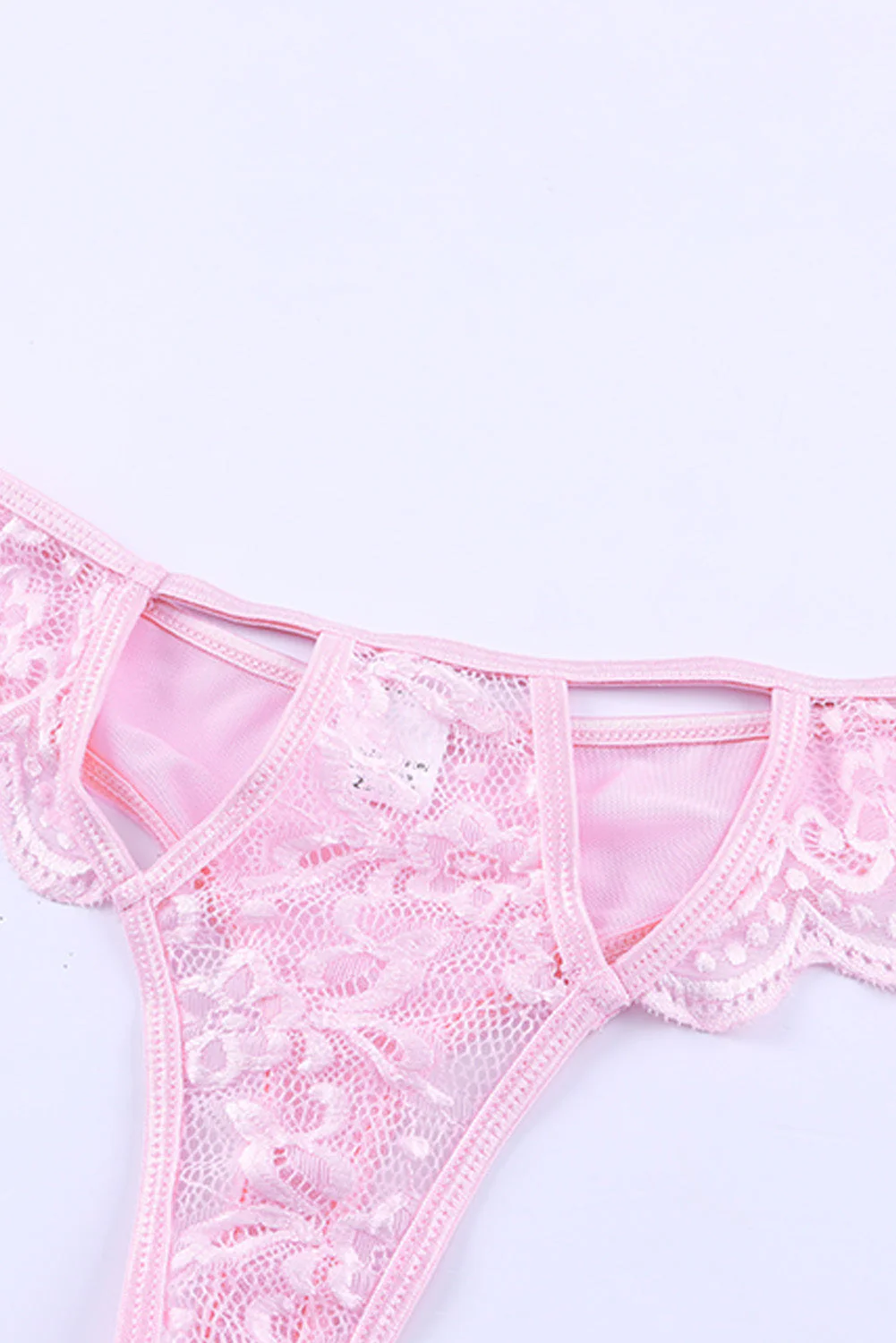 Butterfly Cut-Out Lace Bra And Panty Set - Image 20