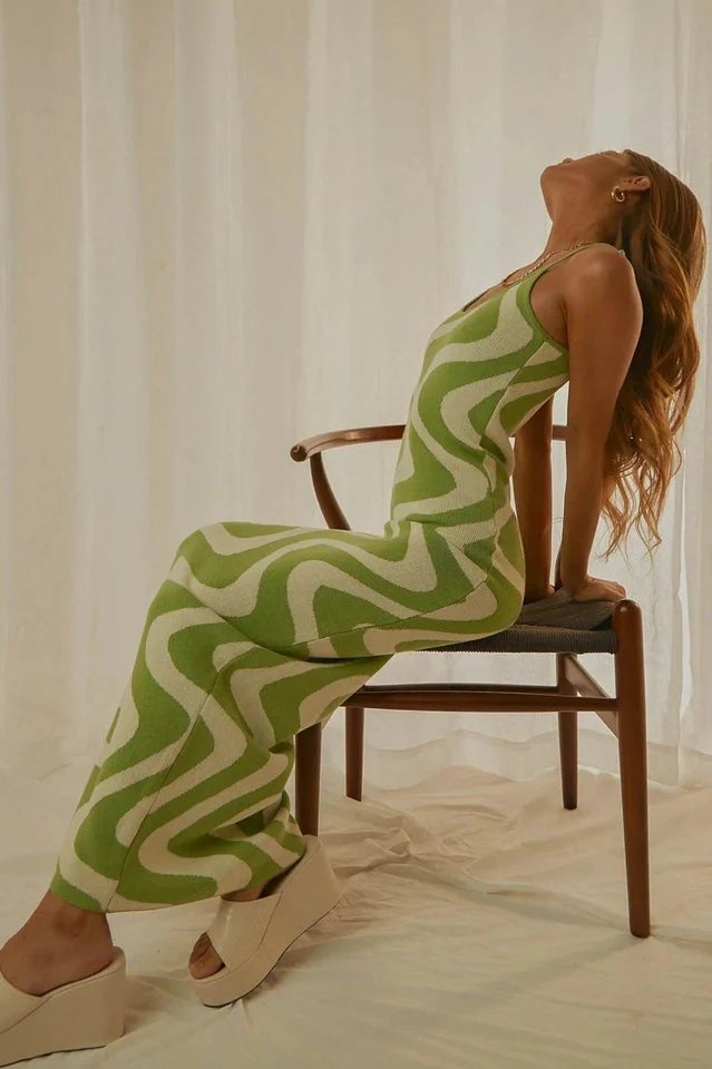 Cali Sweetheart Knit Maxi Dress - Image 6