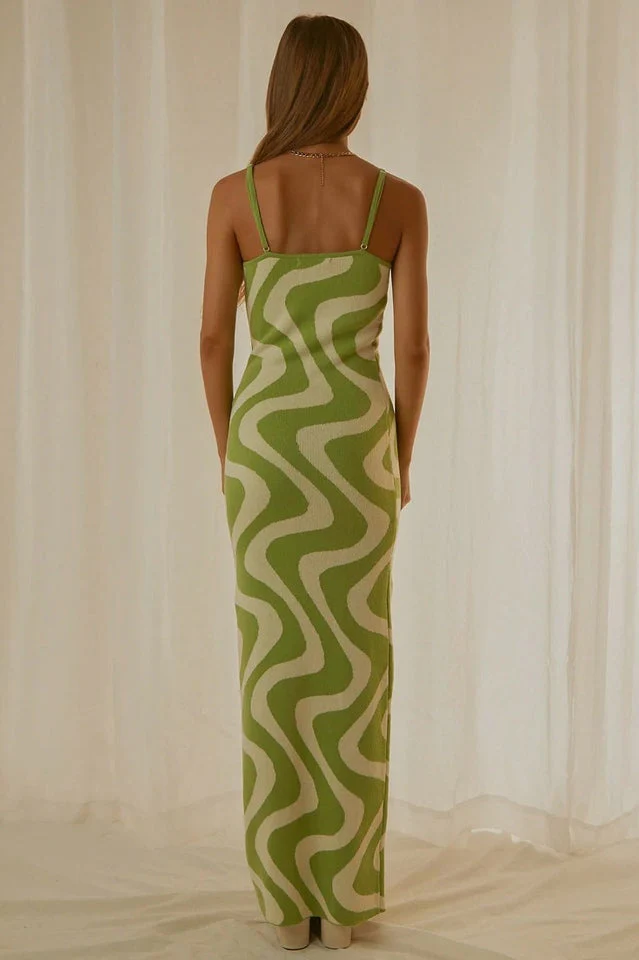 Cali Sweetheart Knit Maxi Dress - Image 8