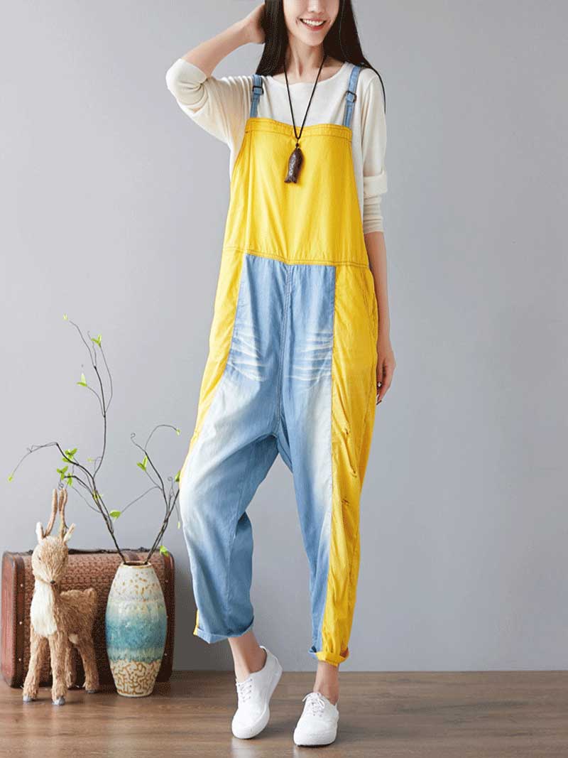 Call Me Crazy Denim Overall Dungarees - Image 11