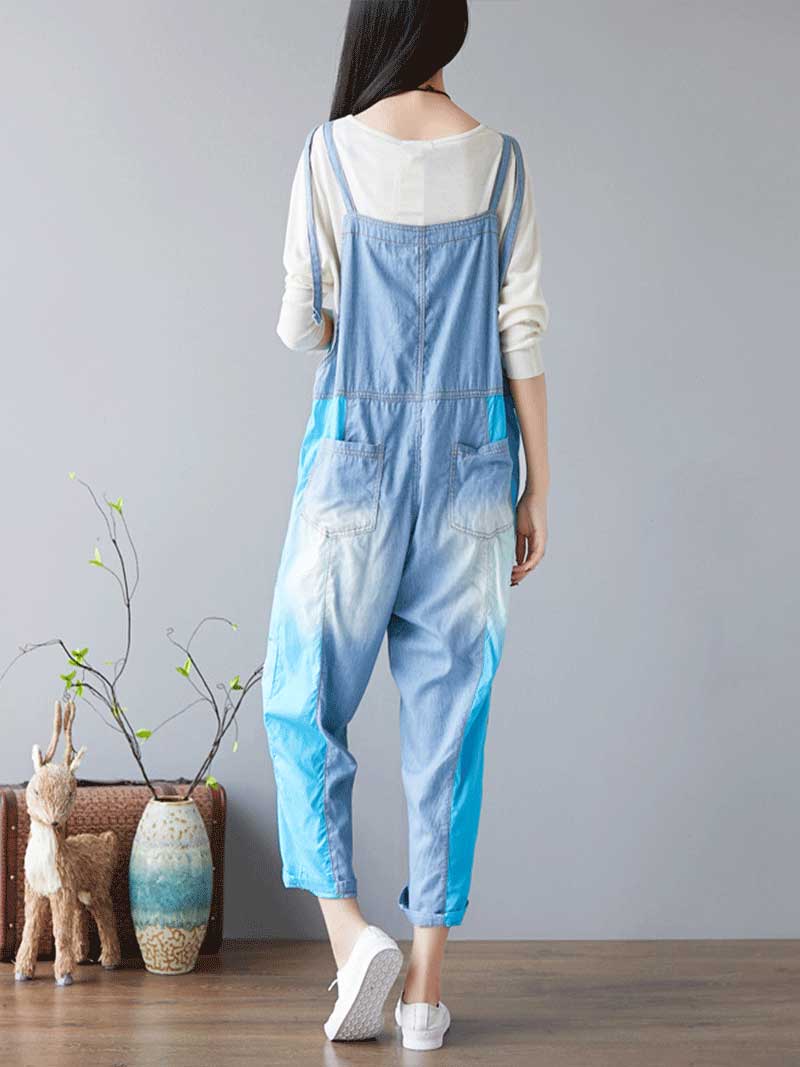 Call Me Crazy Denim Overall Dungarees - Image 5