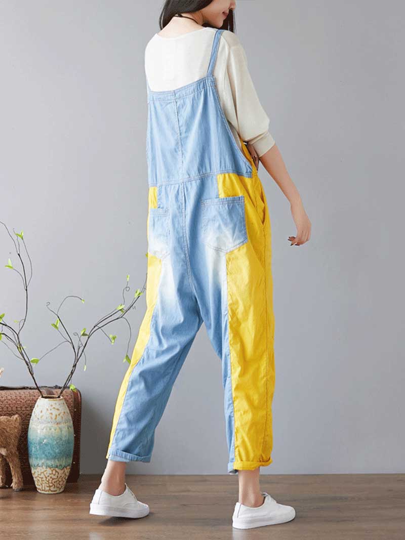 Call Me Crazy Denim Overall Dungarees - Image 6