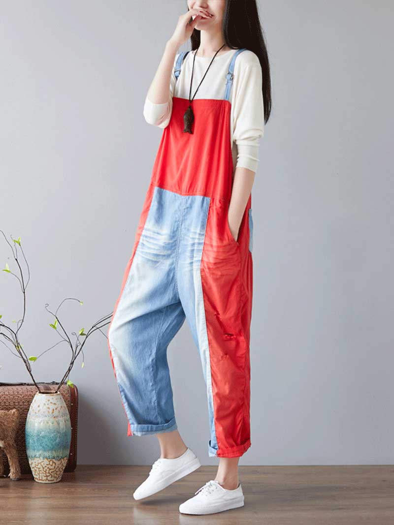 Call Me Crazy Denim Overall Dungarees - Image 7
